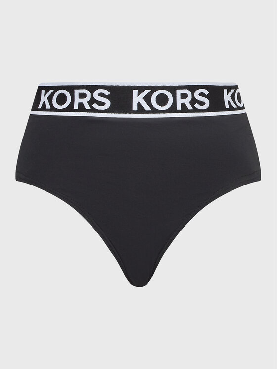 MICHAEL Michael Kors Bikini Unterteil Logo MM2M512 Schwarz Modivo De