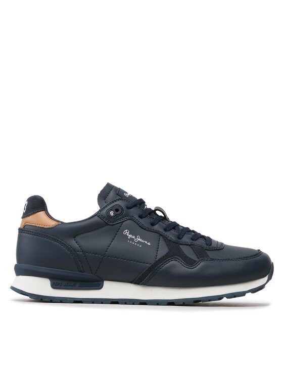 Pepe Jeans Sneakersy Britt Man Flag Classic Pms Granatowy Modivo Pl