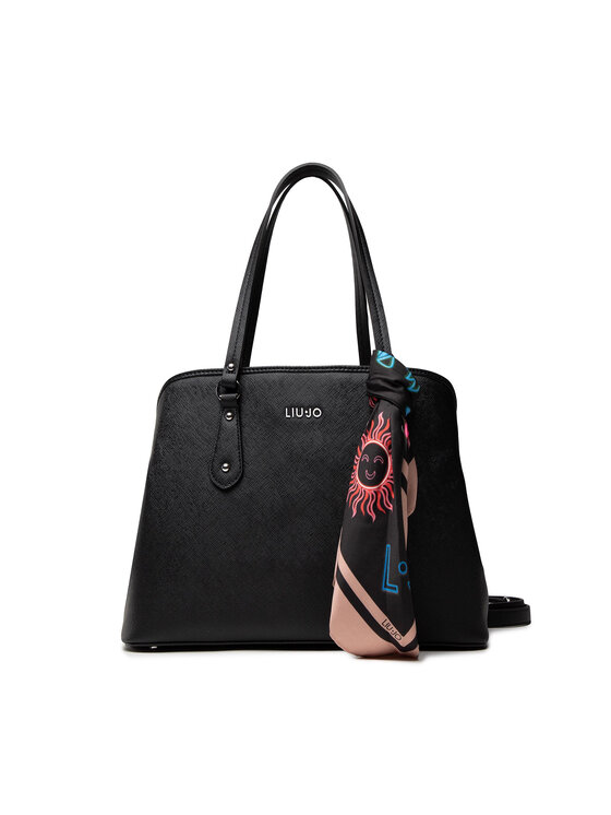 Liu Jo Handtasche Ecs M Satchel W P Aa E Schwarz Modivo De