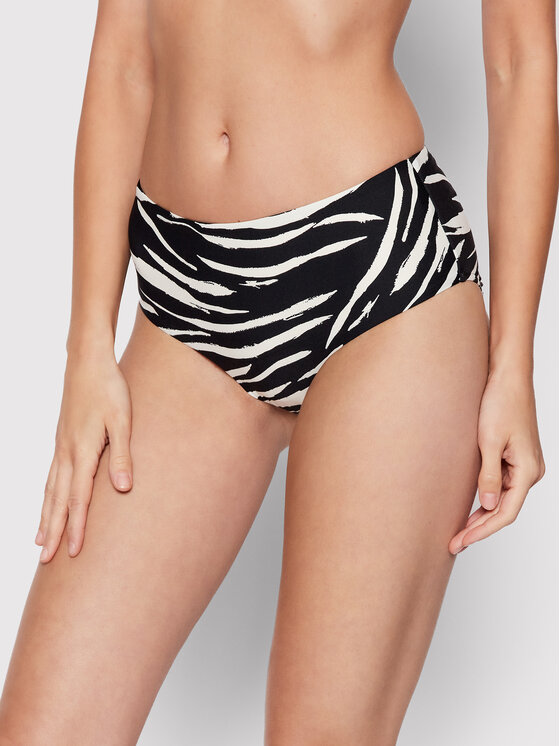 Seafolly Bikini Unterteil Wide Side Retro 40586 940 Schwarz Modivo De