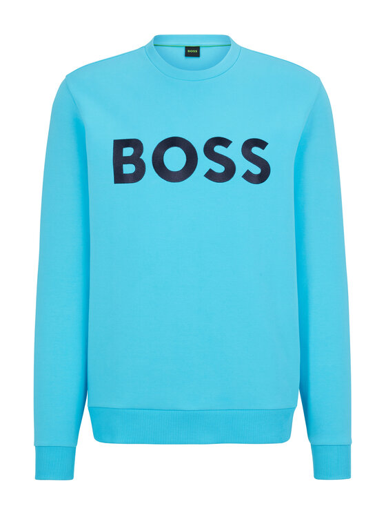 Boss Sweatshirt Blau Relaxed Fit Modivo At