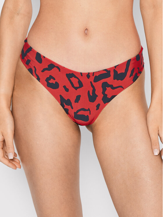 Malai Bikini Unterteil Morroco Ocelot Paramount B01124 Rot Modivo De