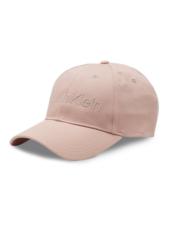 Calvin Klein Kepurė su snapeliu Must Minimum Logo K60K610391 Rožinė