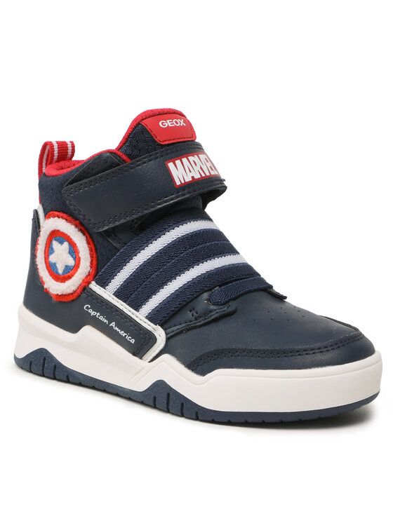 Geox Sneakersy MARVEL J Perth Boy J367RD 05411 C0735 M Granatowy