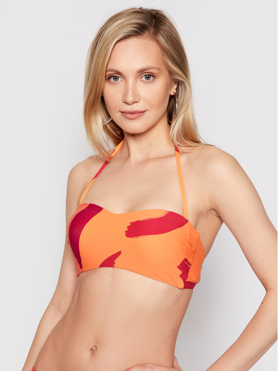 Seafolly G Ra Od Bikini Newwave Pomara Czowy Modivo Pl