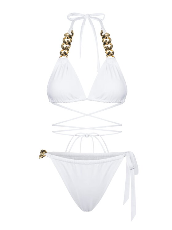 Peach and Beach Dół od bikini Brigitte Biały Modivo pl