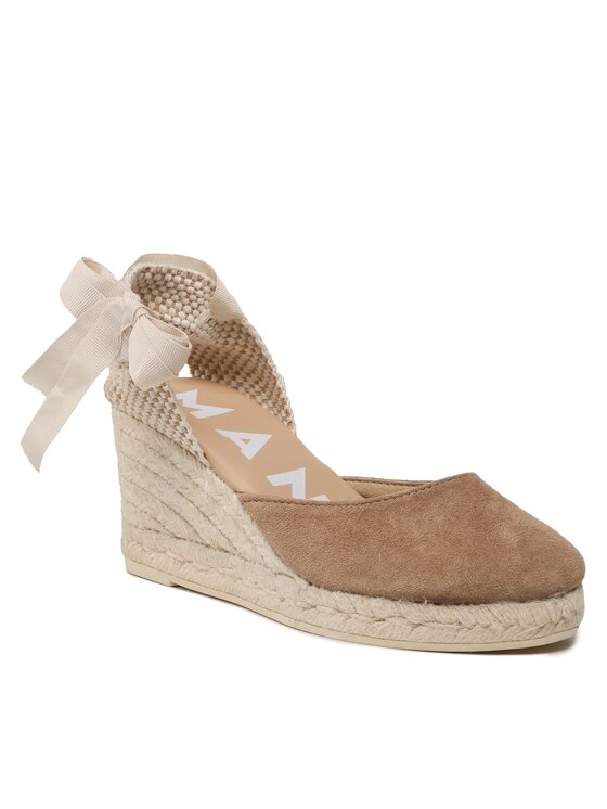 Manebi Еспадрили Low Wedge Espadrilles W 1 9 WL Кафяв Modivo bg