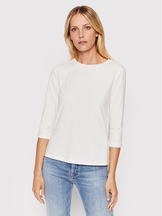 Weekend Max Mara Chemisier Multia Blanc Regular Fit Modivo Fr