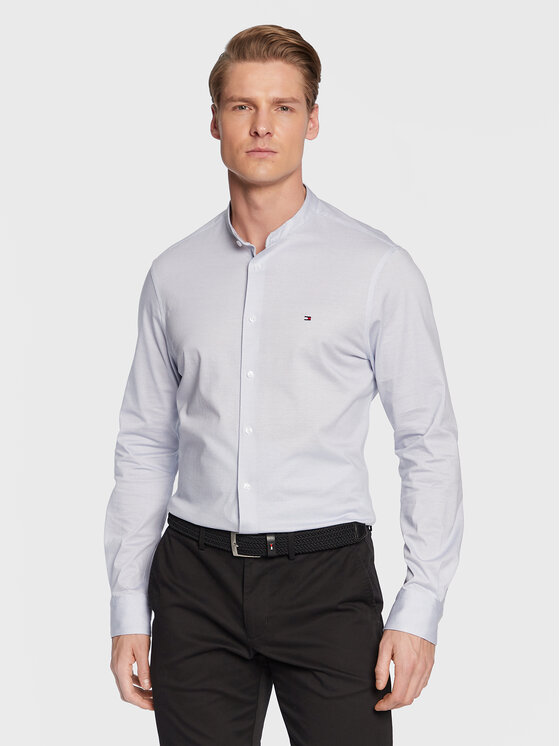 Tommy Hilfiger Koszula MW0MW29140 Niebieski Slim Fit Modivo Pl