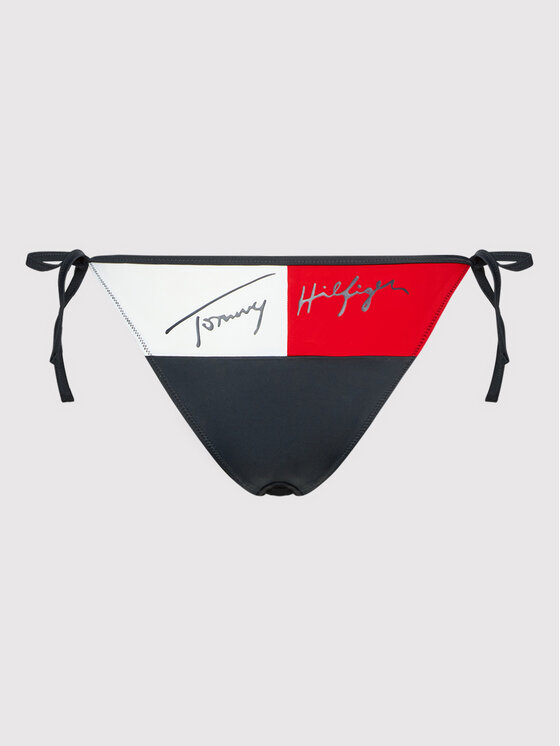 Tommy Hilfiger Dół od bikini True UW0UW03391 Granatowy Modivo pl