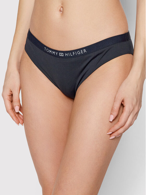 Tommy Hilfiger Bikini Unterteil Classics UW0UW03393 Dunkelblau Modivo At