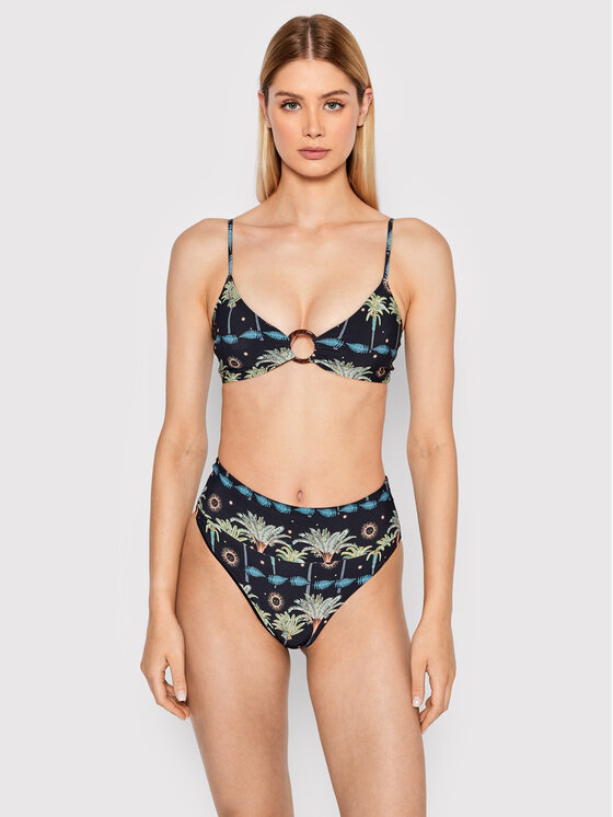 Malai Bas De Bikini Palm Sunbeam Hella Cool B Noir Modivo Fr
