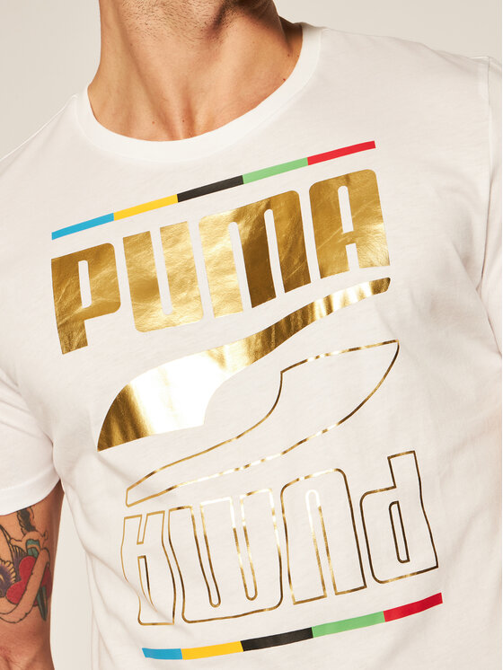 Puma T Shirt Continents 584607 Bílá Regular Fit Modivo cz