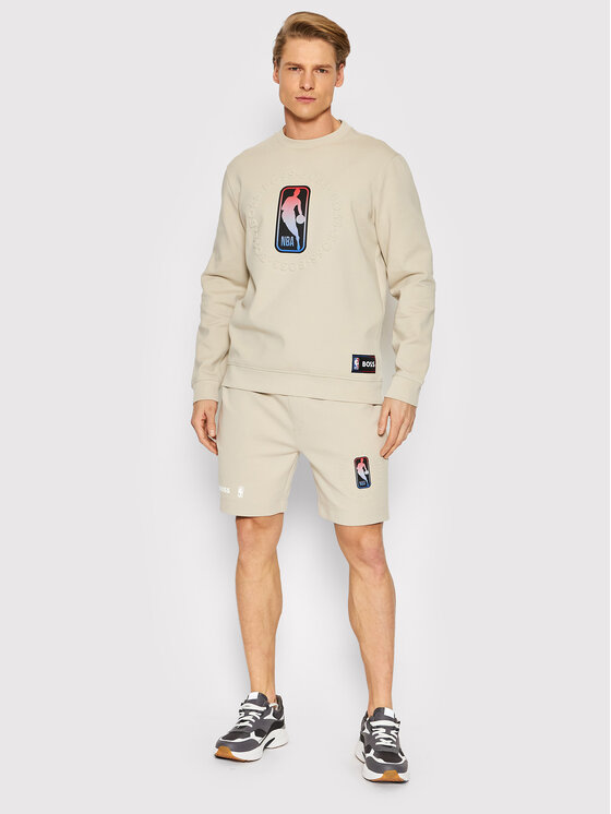 Boss Суитшърт NBA Windmill 3 50469443 Бежов Regular Fit Modivo bg