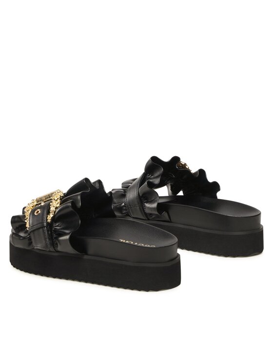 Versace Jeans Couture Mules Sandales De Bain Va Sm Noir Modivo Fr