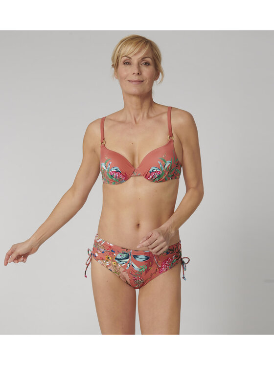 Triumph Bikini Unterteil Botanical Leaf Orange Modivo De