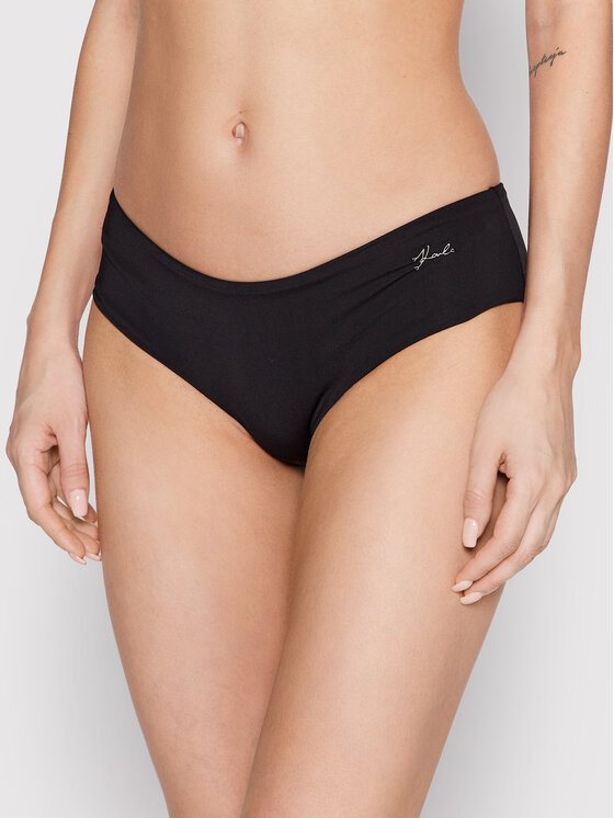 KARL LAGERFELD Bas De Bikini Choupette KL22WBT04 Noir Modivo Fr