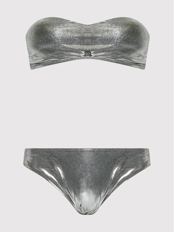 EA7 Emporio Armani Bikini 911157 2R412 00020 Srebrny Modivo Pl