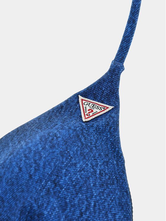 Guess Góra od bikini 175001 Niebieski Modivo pl