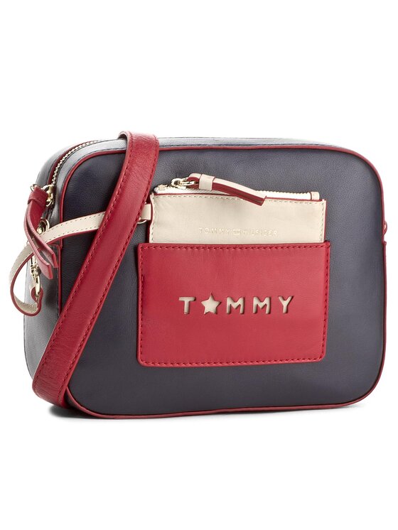 Tommy Hilfiger Torebka Iconic Camera Bag Leather Cb Aw Aw