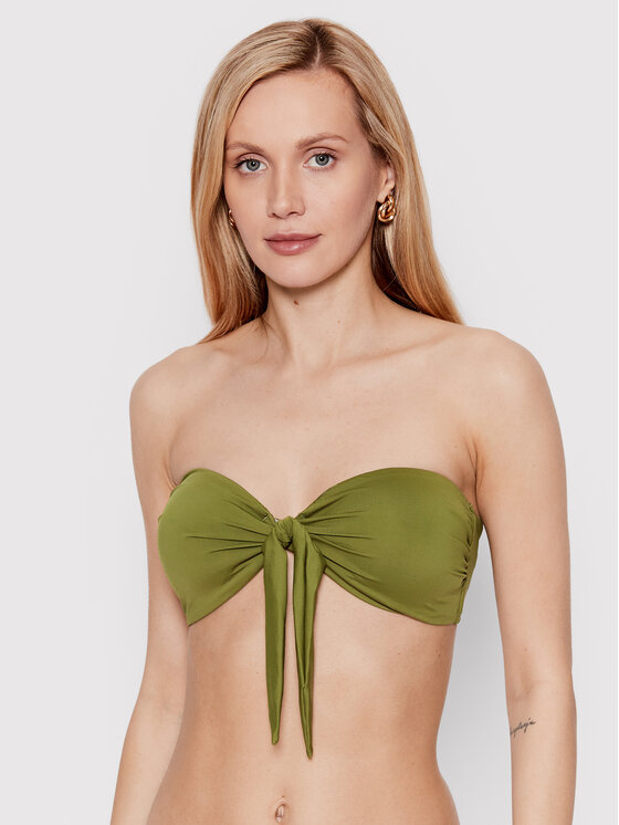Seafolly Góra od bikini S Collective 31187 942 Zielony Modivo pl