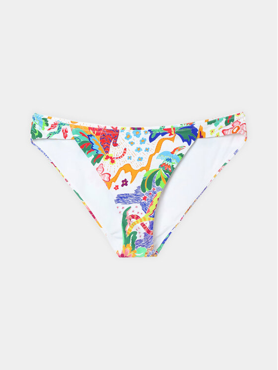 Desigual Bikini Partea De Jos Jungle Swmk Colorat Modivo Ro