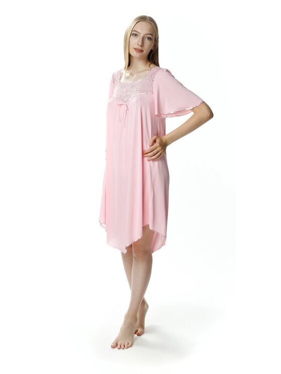 Mewa Lingerie Koszula Nocna R Owy Casual Fit Modivo Pl