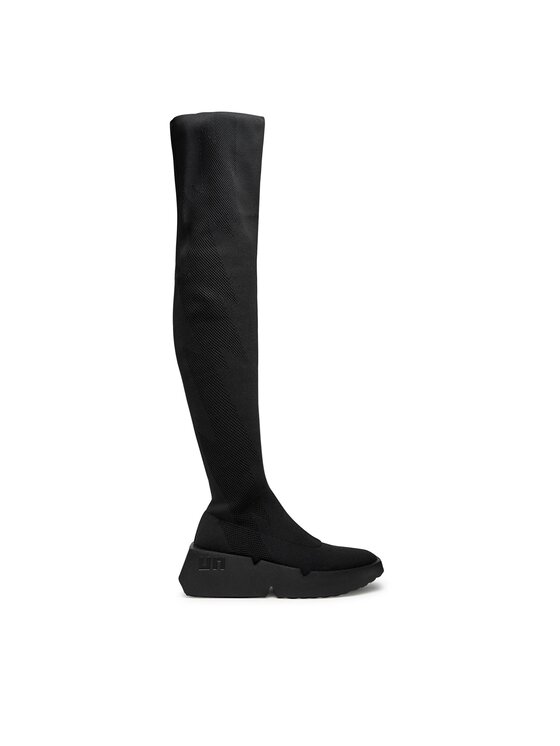 United Nude Overknees Mega Long Boot 1077401181 Schwarz Modivo De