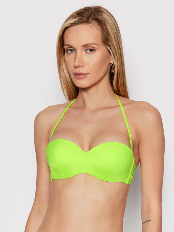 Guess Góra od bikini E2GJ52 MC044 Zielony Modivo pl