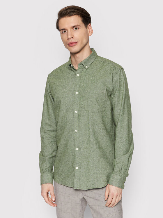 Only Sons Camicia Niko 22019878 Verde Slim Fit Modivo It