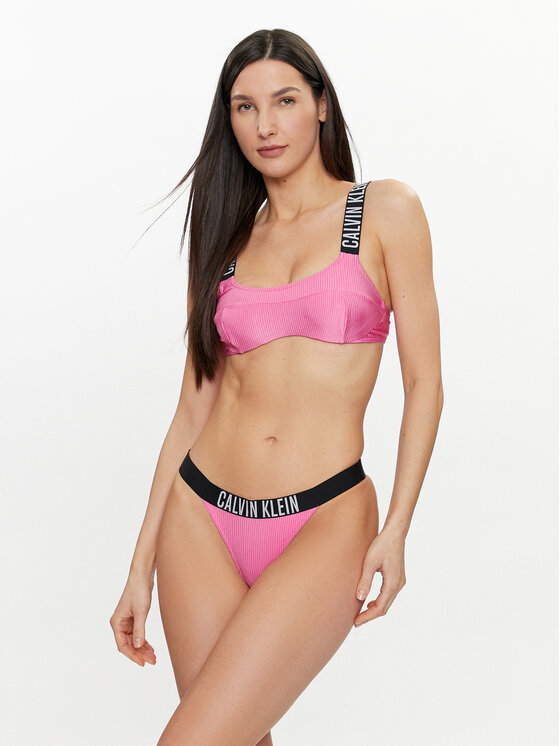 Calvin Klein Swimwear Bikini Pezzo Sopra KW0KW02389 Rosa Modivo It