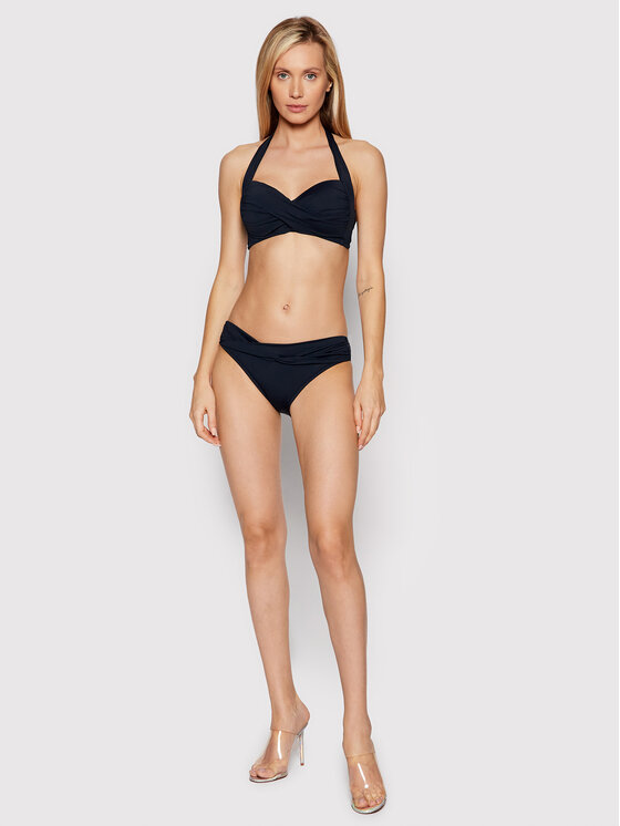 Seafolly G Ra Od Bikini Twist Soft Granatowy Modivo Pl