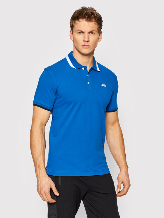 La Martina Polo Tmp Pk Niebieski Slim Fit Modivo Pl