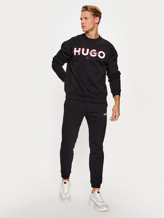 Hugo Sweatshirt Droyko Schwarz Relaxed Fit Modivo De