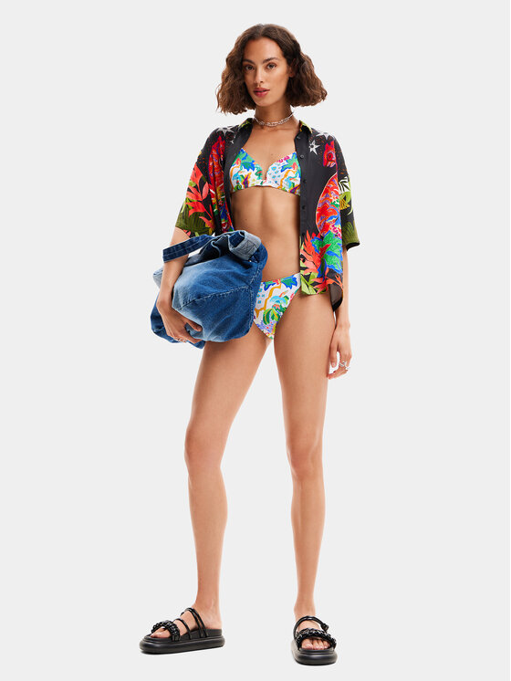 Desigual G Ra Od Bikini Jungle Swmk Kolorowy Modivo Pl