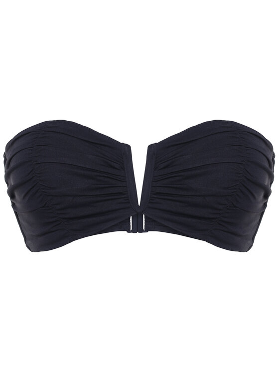 Seafolly G Ra Od Bikini Ruched Bandeau Czarny Modivo Pl