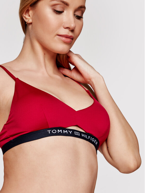 Tommy Hilfiger Bikini partea de sus UW0UW02706 Roșu Modivo ro