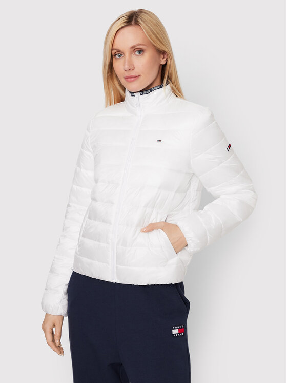 Tommy Jeans Pernata Jakna Quilted DW0DW12930 Bijela Regular Fit Modivo Hr