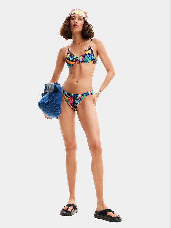 Desigual Dół od bikini Jungle 24SWMK11 Kolorowy Modivo pl