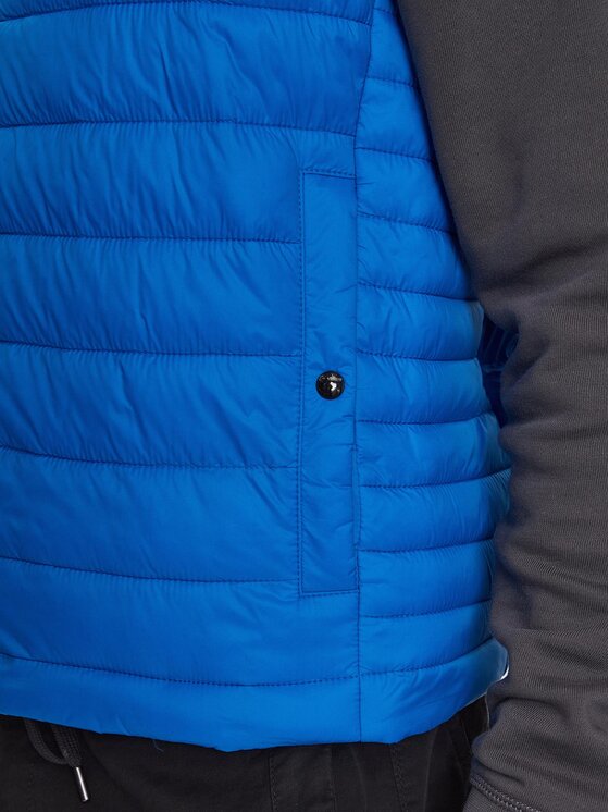 Boss Gilet Calano Bleu Regular Fit Modivo Fr