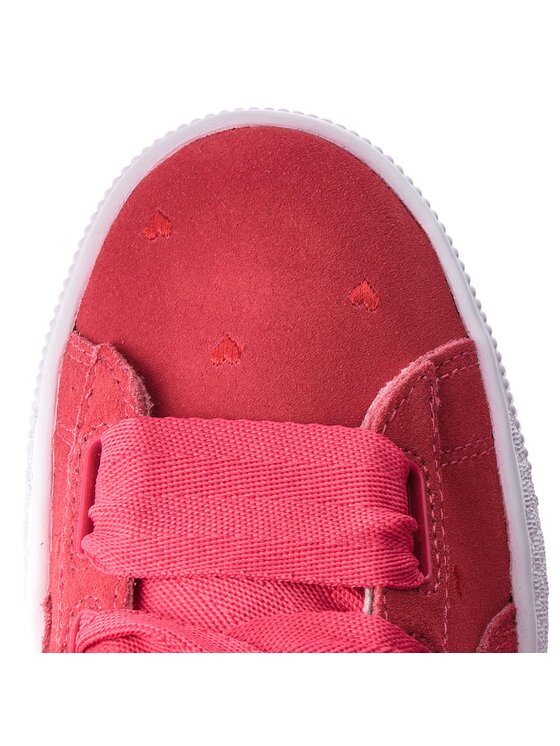 Puma Sneakersy Suede Heart Valentine Jr 365135 01 Różowy Modivo pl