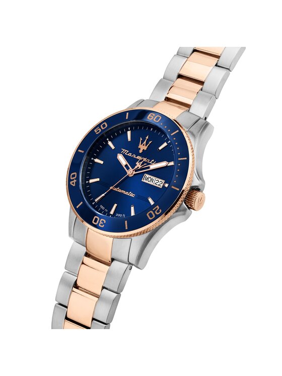 Maserati Zegarek Competizione Diver Automatic R8823100001 Srebrny