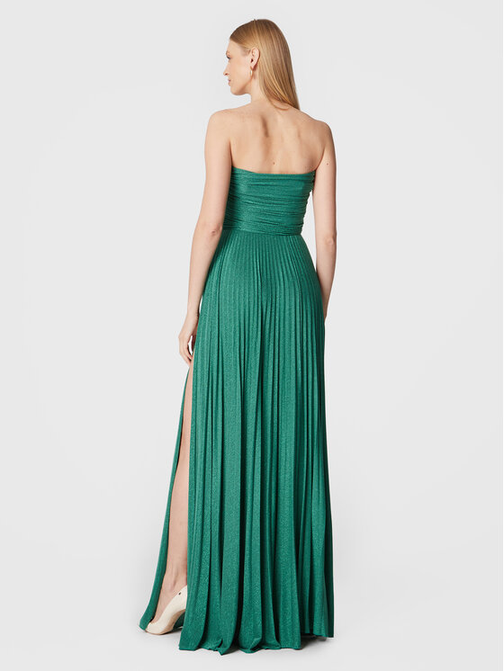 Elisabetta Franchi Rochie De Sear Ab E V Verde Regular Fit