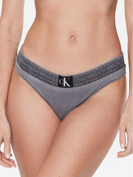 Calvin Klein Swimwear Bikini Pezzo Sotto KW0KW01990 Grigio Modivo It