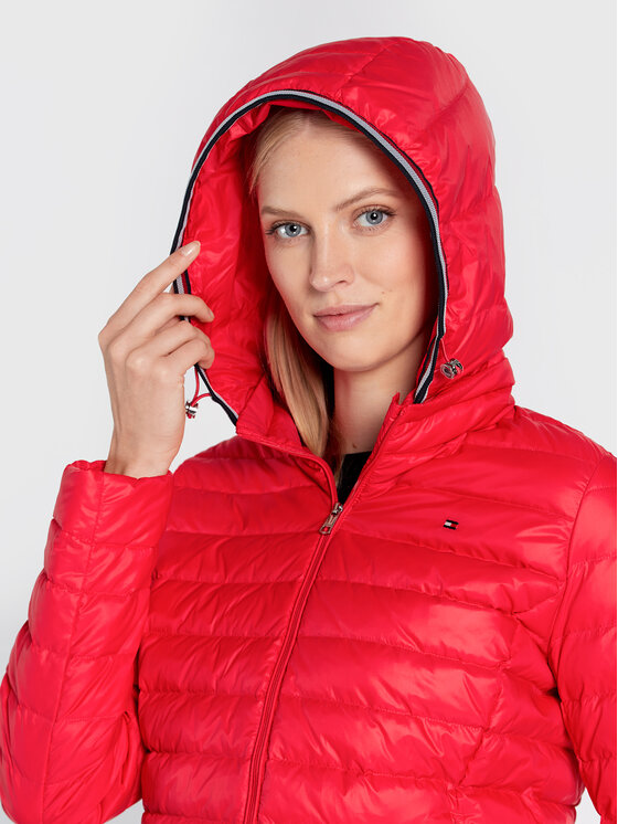 Tommy Hilfiger Daunenjacke Essential Ww Ww Rot Regular Fit Modivo De