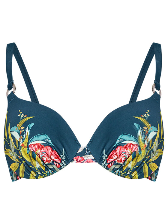 Triumph G Ra Od Bikini Botanical Leaf Granatowy Modivo Pl