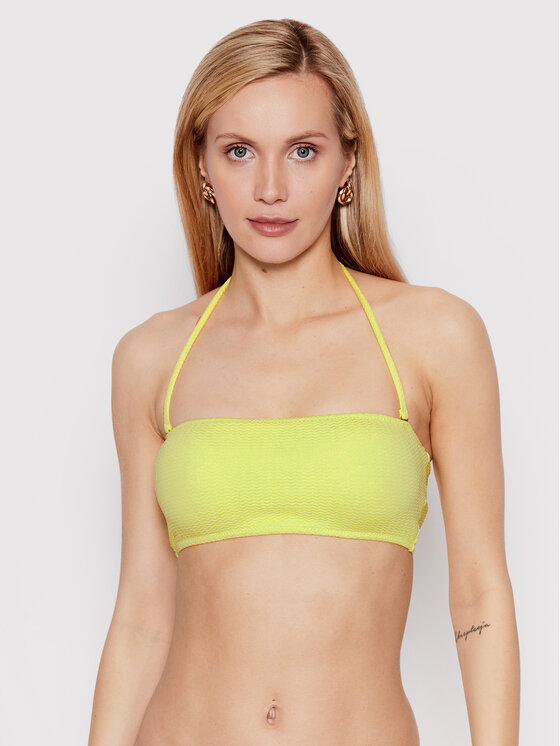 Seafolly Góra od bikini Sea Dive 31034 861 Żółty Modivo pl