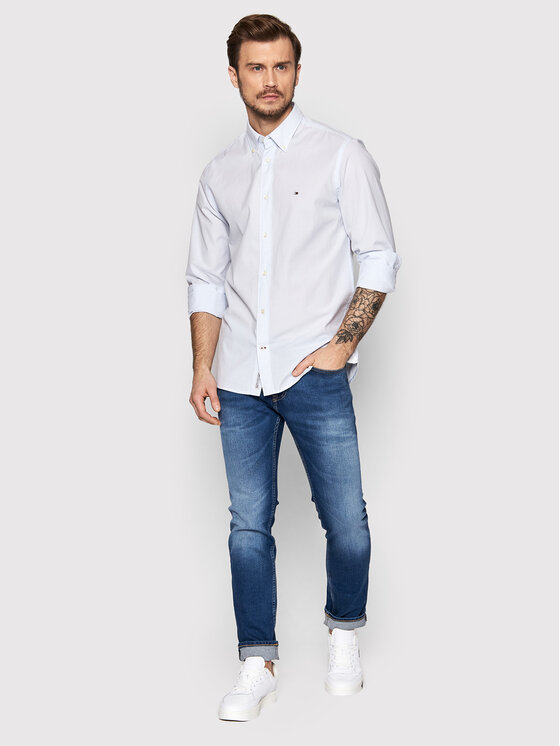 Tommy Hilfiger Natural Soft Poplin Mw Mw Regular