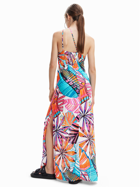 Desigual Sommerkleid 23SWMW06 Bunt Regular Fit Modivo De