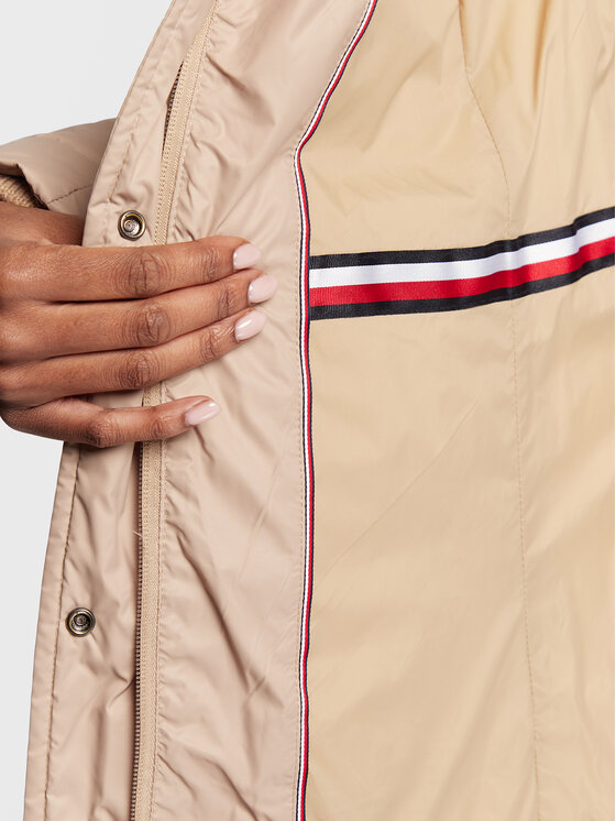 Tommy Hilfiger Daunenjacke Tyra Ww Ww Beige Regular Fit Modivo De